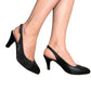 Sandale negre damă din piele naturală – toc subțire 7 cm, model elegant cu textură sidefată
