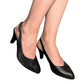 Sandale negre damă din piele naturală – toc subțire 7 cm, model elegant cu textură sidefată