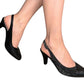 Sandale negre damă din piele naturală – toc subțire 7 cm, model elegant cu textură sidefată