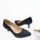 pantofi damă eleganți toc mediu 5 cm vedere laterală