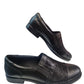 Pantofi casual damă din piele naturală neagră – model clasic cu șiret