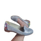 Balerini damă din piele naturală cu imprimeu șarpe și detaliu multicolor – stil urban, confort de zi cu zi