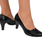 Pantofi Stiletto Negri din Piele Naturală cu Toc de 7 cm – Eleganță și Rafinament