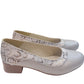 Pantofi damă gri cu toc mic, comozi, eleganți – Cod 234 | PantofiNimar